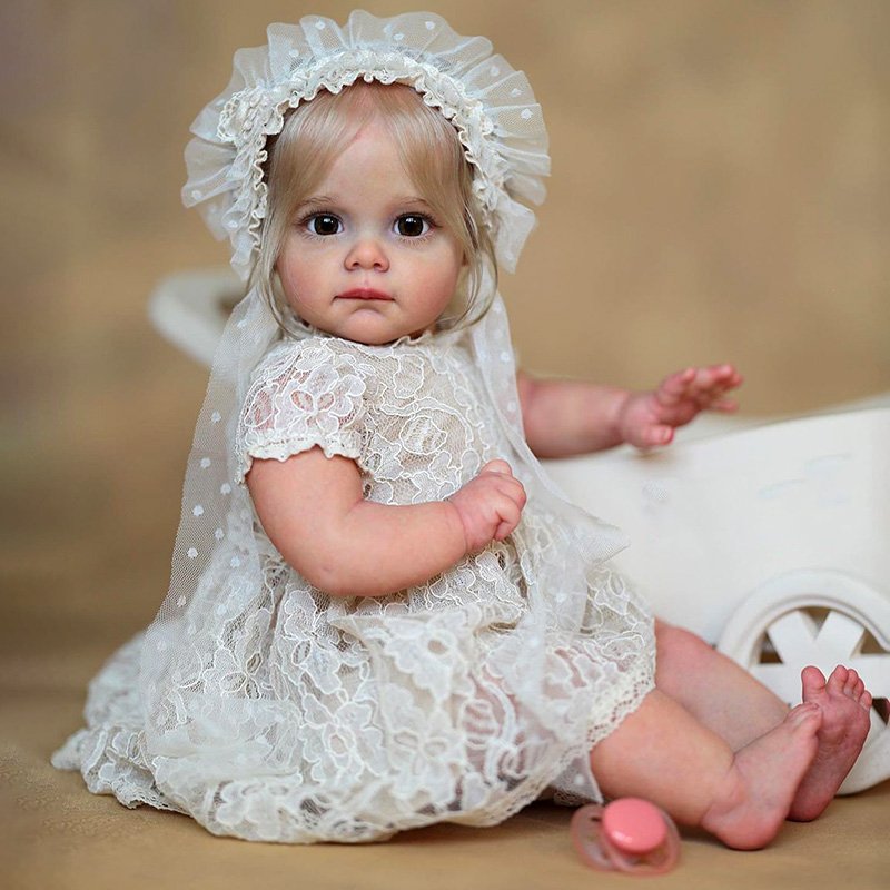 Vintage Collectible Baby Dolls - 22 İnç Gerçekçi Yeniden Doğmuş Kız