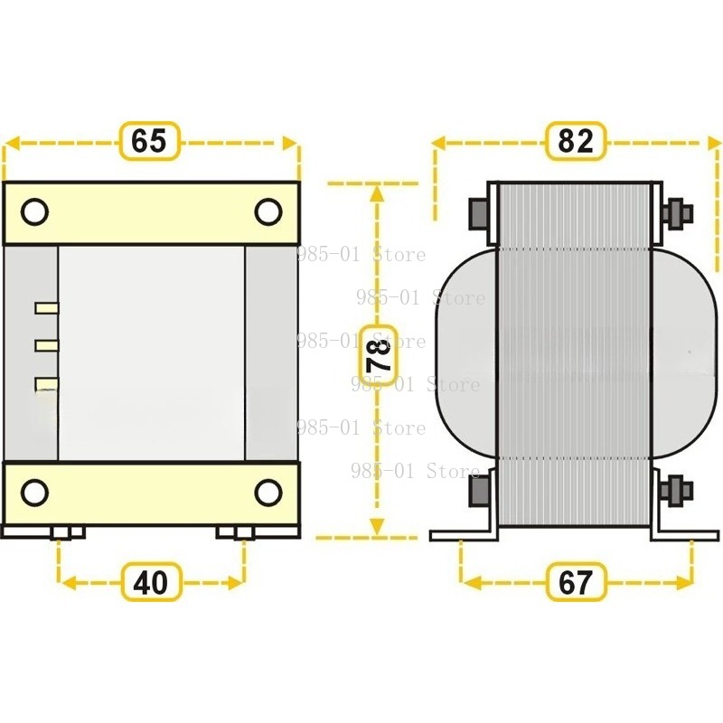 Tube Amplifier Part - 120W HiFi Güç Trafosu Tek Uçlu
