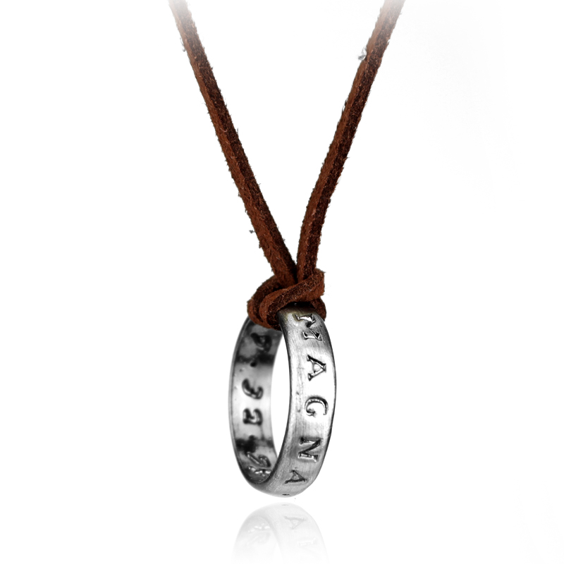 Vintage Jewelry Collection - Oyun Anime Deri Zincir Yüzük Kolye