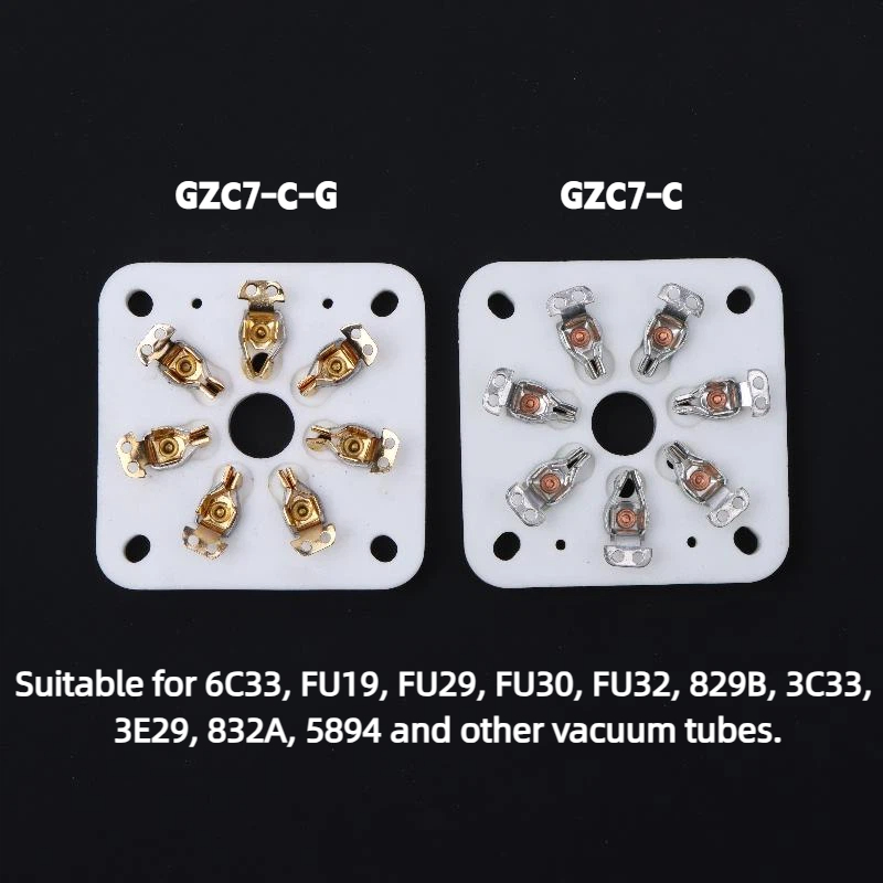 Tube Amplifier Part - 7Pin Seramik Vakum Tüp Soketi FU19
