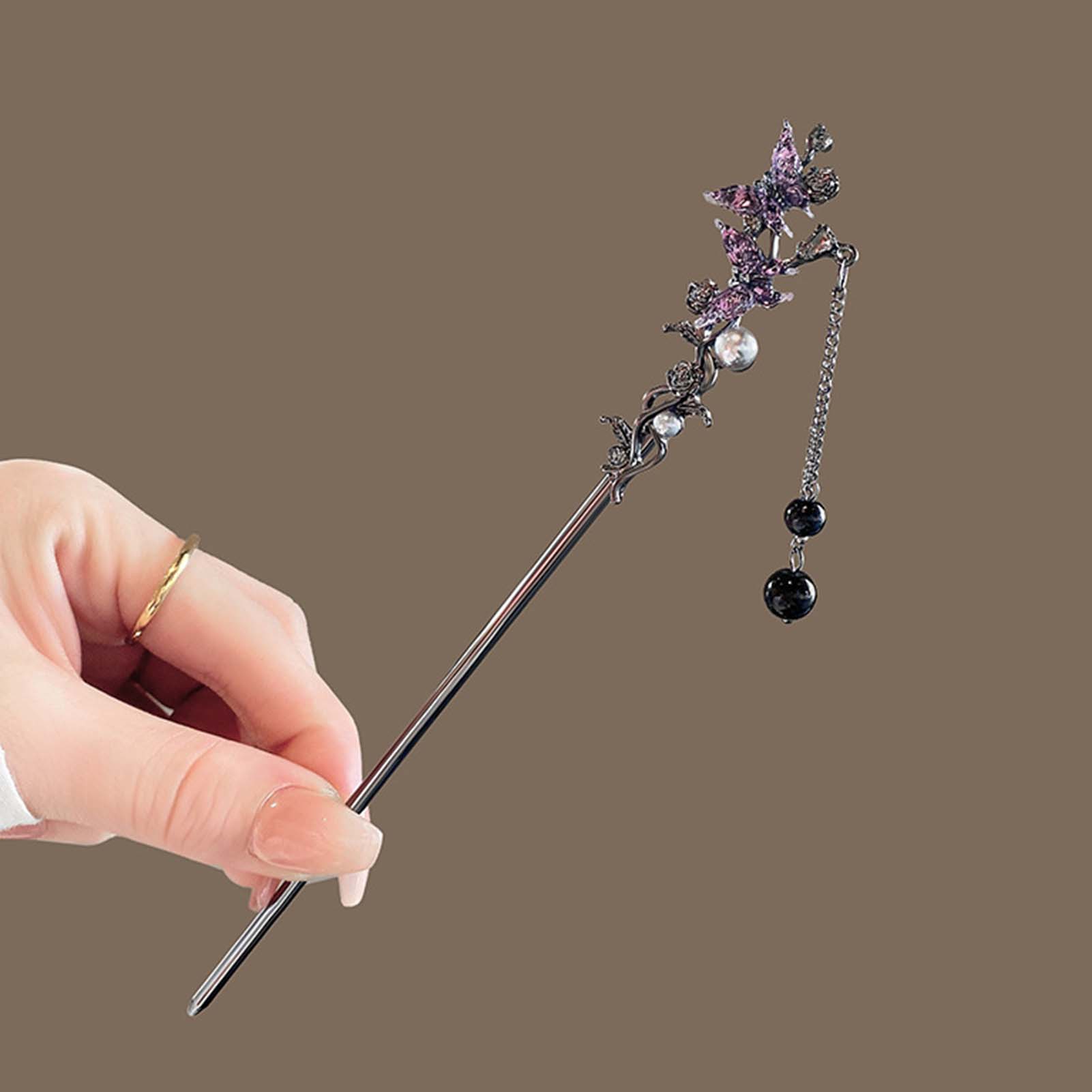 Çin Tarzı Saç Çubukları Siyah  - Vintage Jewelry Collection incelemesi ve fiyatı