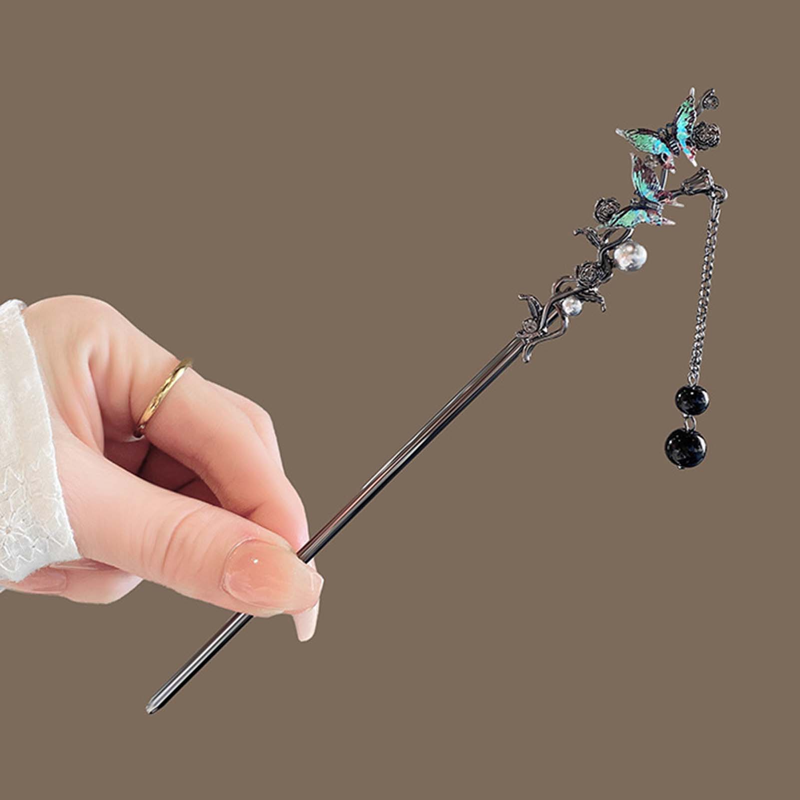 Çin Tarzı Saç Çubukları Siyah  - Vintage Jewelry Collection incelemesi ve fiyatı