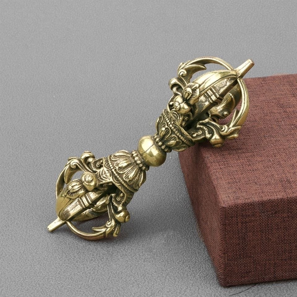 Vintage Saf Pirinç Tibet Vajra - Collectible Vintage Tools incelemesi ve fiyatı