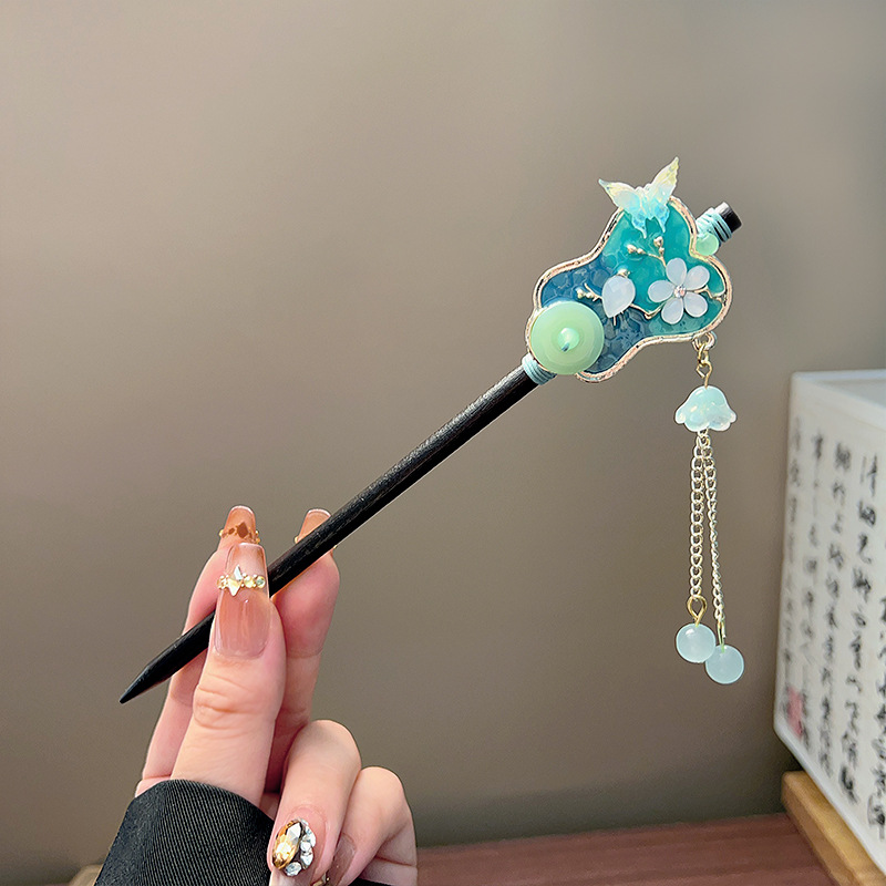 Klasik Püskül Saç Tokası Siyah - Vintage Jewelry Collection incelemesi ve fiyatı